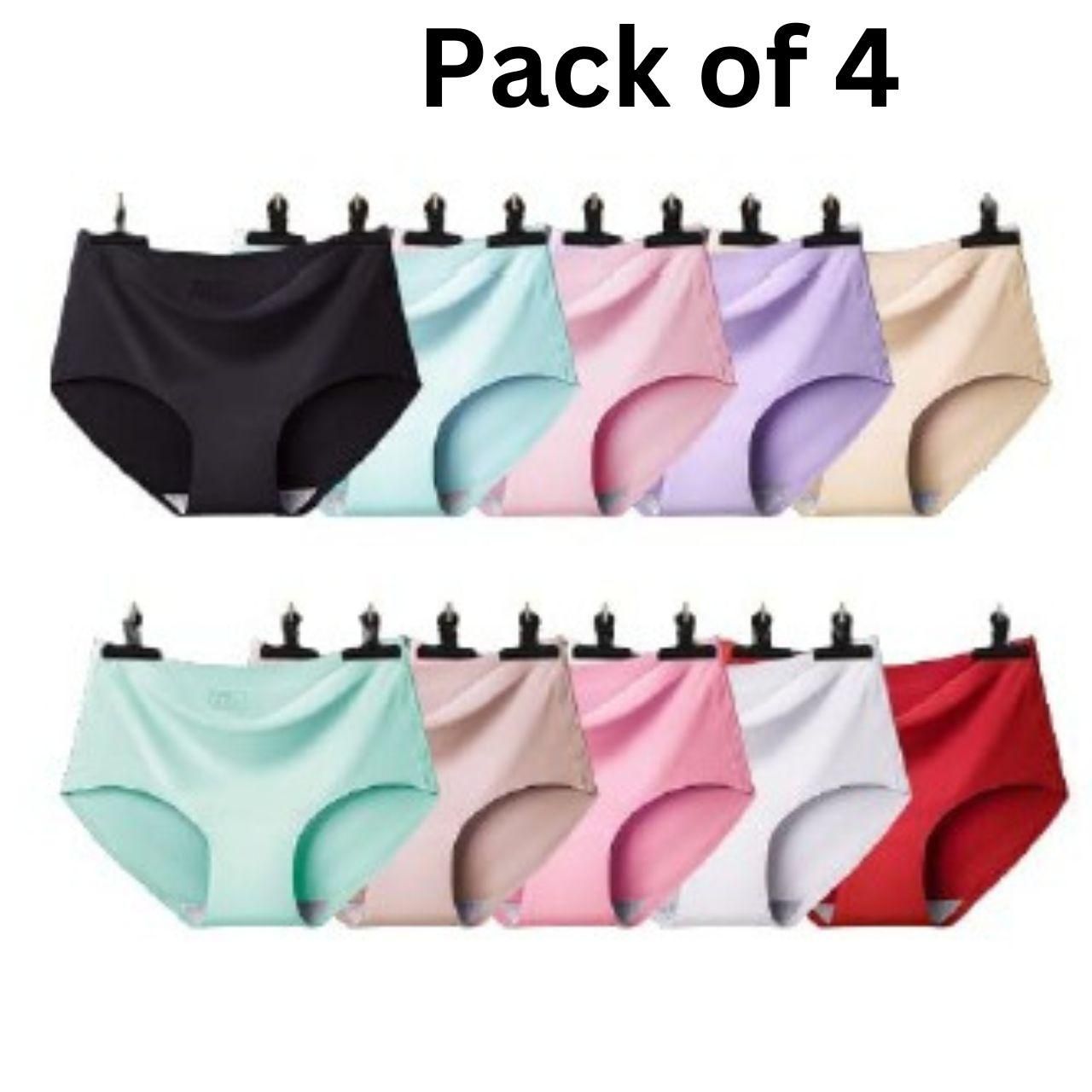 Premium Seamless Women's Underwear - Pack of 4 just @599/- 🌸💃