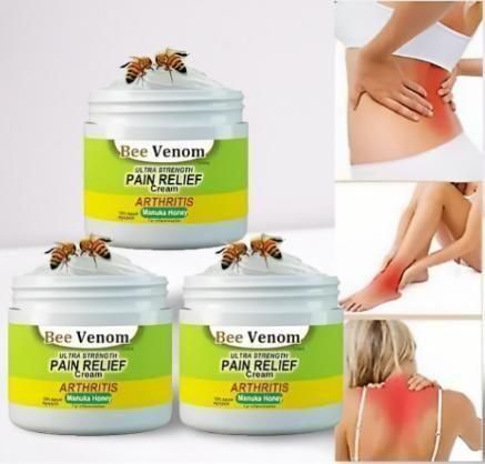 🎉 Buy 1, Get 2 FREE! 🐝 Bee Venom Joint & Bone Therapy Cream 💪