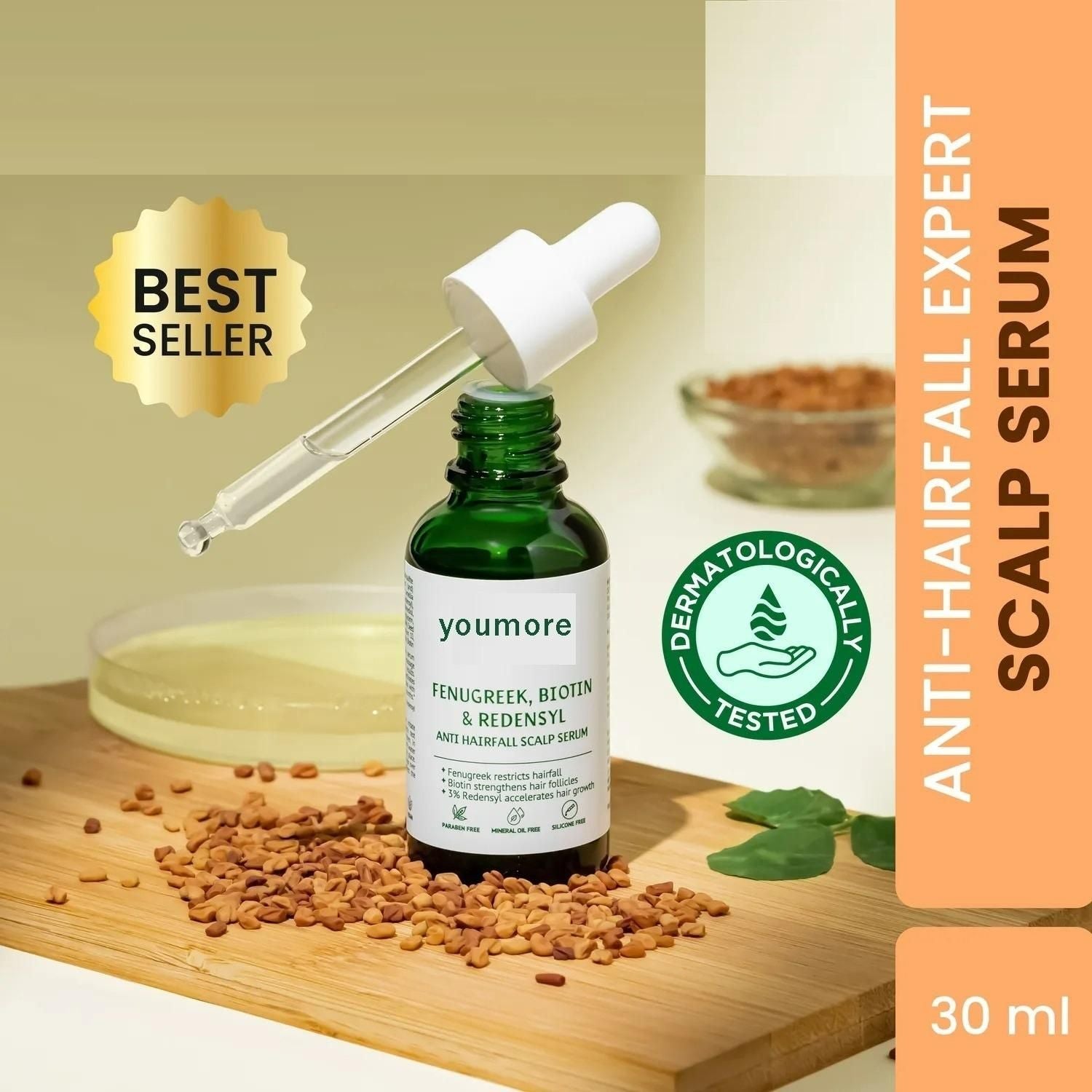 🌿100% Organic Anti-Hairfall Serum - Best in Market🔥